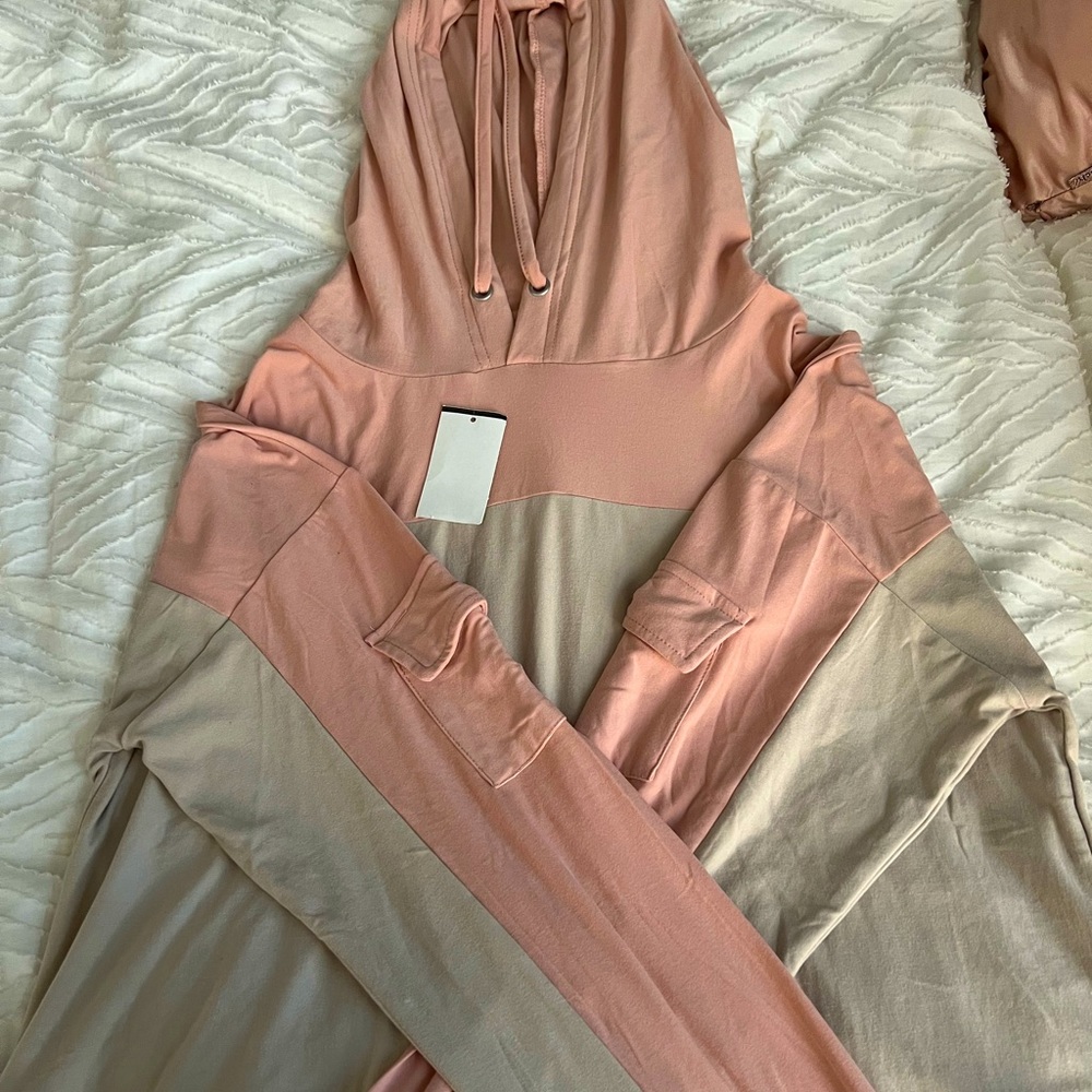 Pink/Beige Women’s Hoodie